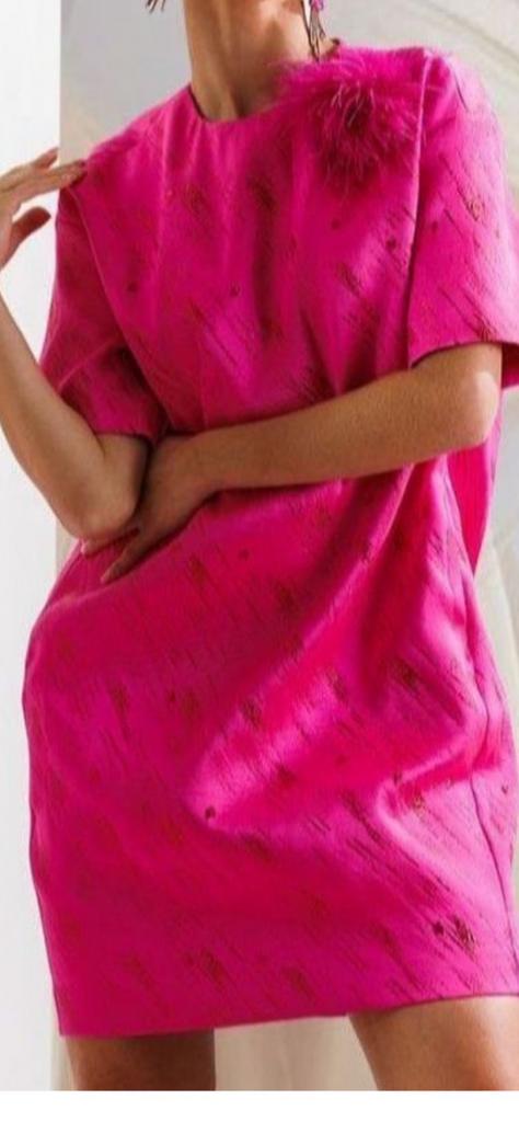 Linea Raffaelli feestjurk fuchsia roze M 40, Taille 38/40 (M), Linea raffaelli, Enlèvement ou Envoi, Rose