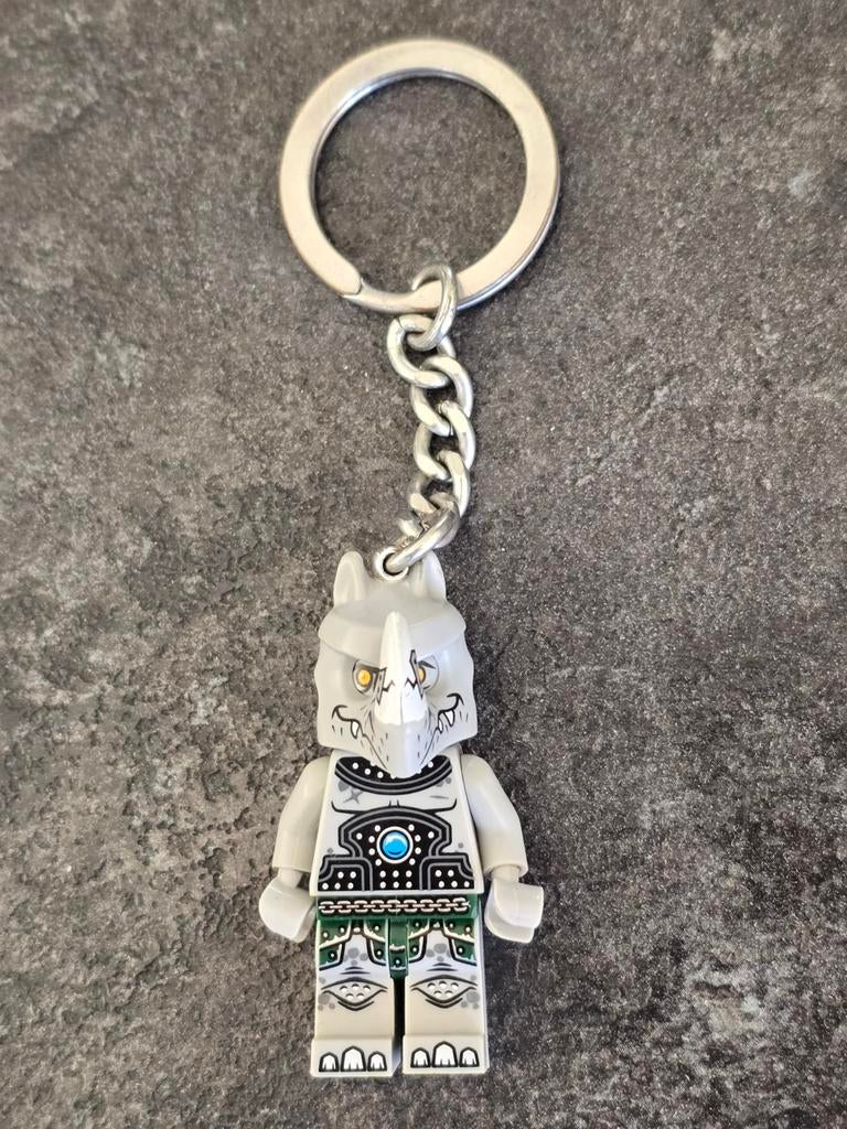 Porte-clés Lego Chima Rogon Minifigure sorti en 2014., Enlèvement ou Envoi, Comme neuf, Autres types