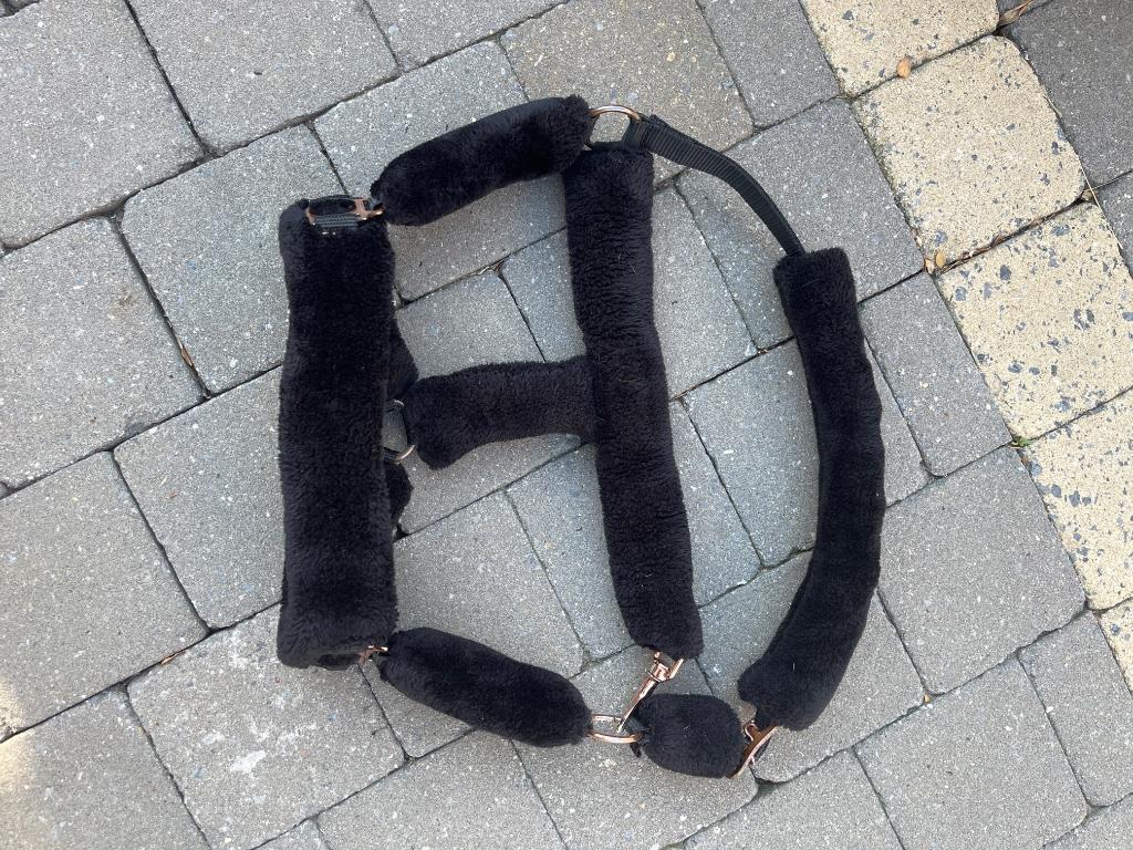 Halster pony met bont, Dieren en Toebehoren, Ophalen of Verzenden, Gebruikt