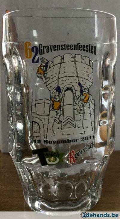 Bier brouwerij kroes Rodenbach 62 gravensteen 2011, Verzamelen, Ophalen of Verzenden, Gebruikt