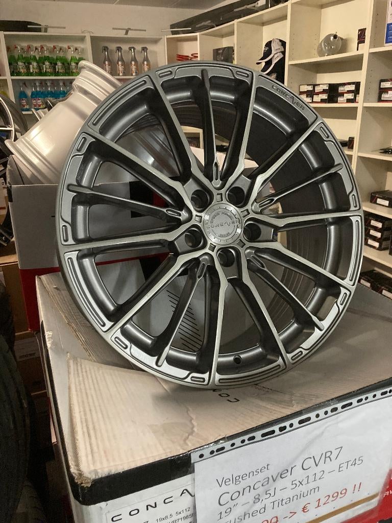 NIEUW Velgenset Concaver CVR7 19x8,5 ET45 5x112, Auto diversen, Tuning en Styling, Ophalen of Verzenden