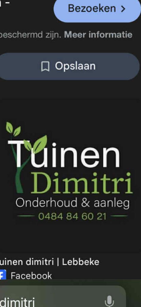 Tuinondzrhoud en aanleg, Ophalen