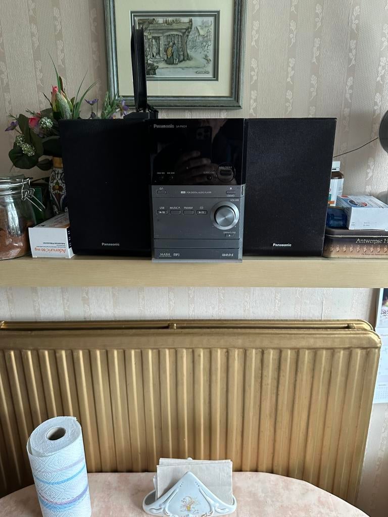 Panasonic stereo keten., Ophalen, Gebruikt, Met cd-speler