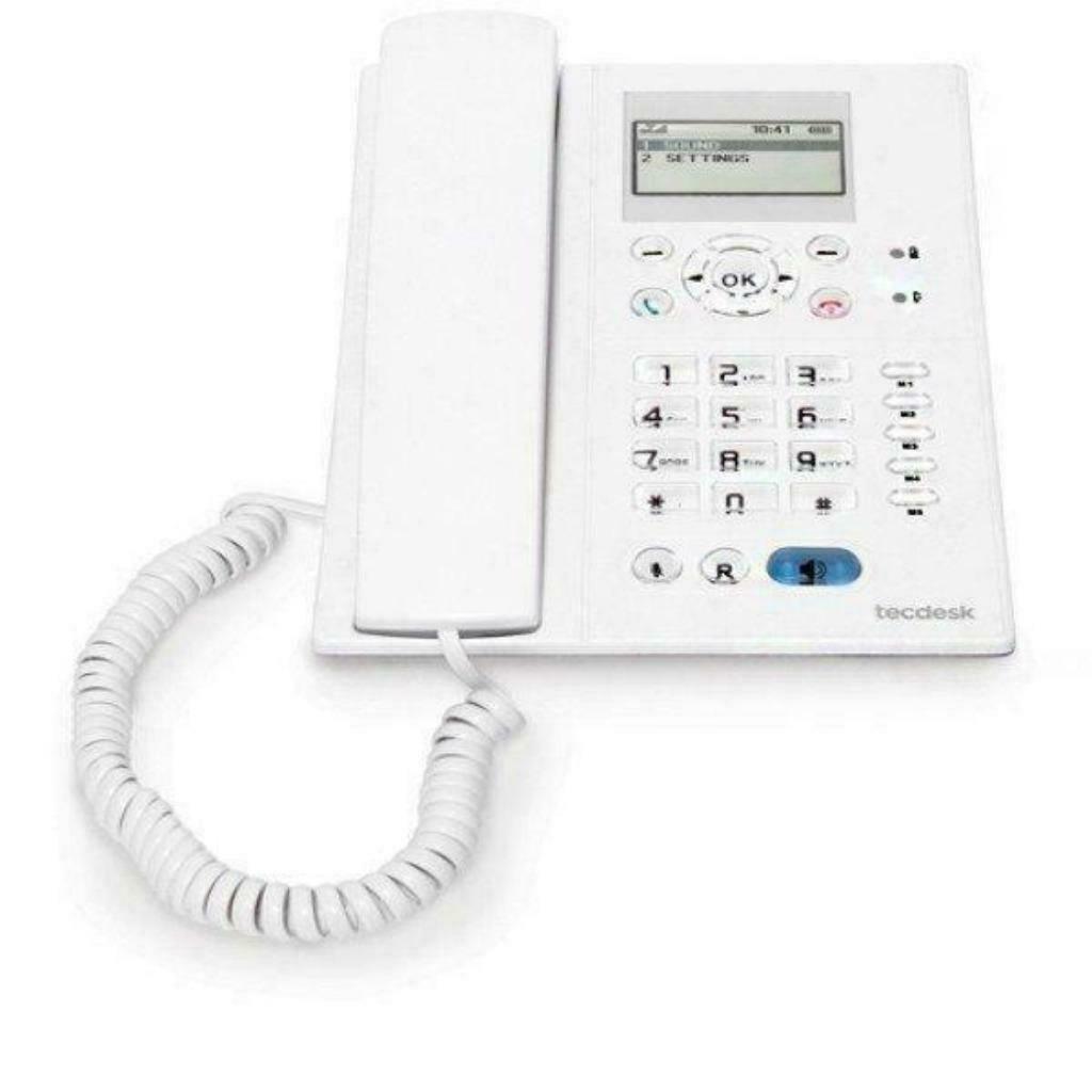 Téléphone Fixe à carte Sim TECDESK 900-1000 GV78, Ophalen of Verzenden, Zo goed als nieuw, 1 handset