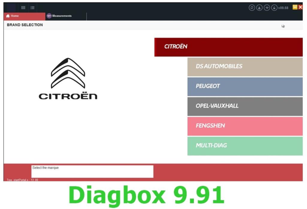 DIAGBOX 9.68 / 9.91 / 9.96 2030 LEXIA 3 PSA PP2000 Clé USB, Enlèvement ou Envoi