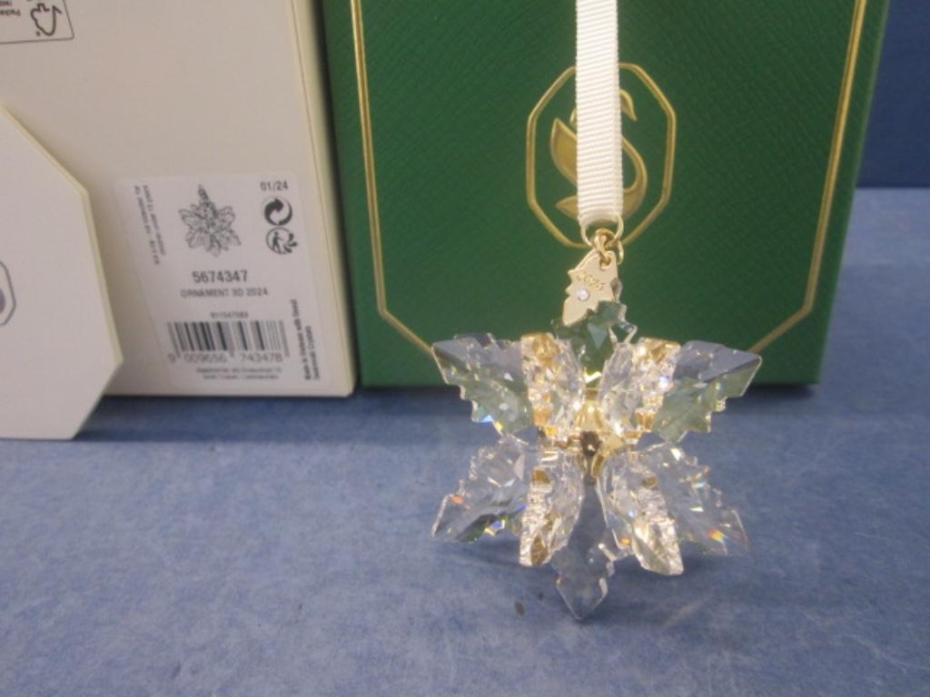 Swarovski Annual Edition 3D ster Ornament 2024, Verzamelen, Swarovski, Ophalen of Verzenden, Nieuw, Figuurtje