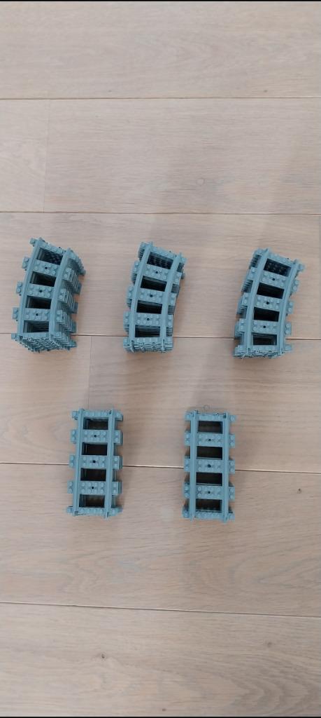 Lego trein: sporenset 24 bochten en 12 rechte rails (Nieuw!), Enlèvement ou Envoi, Neuf, Ensemble complet, Lego