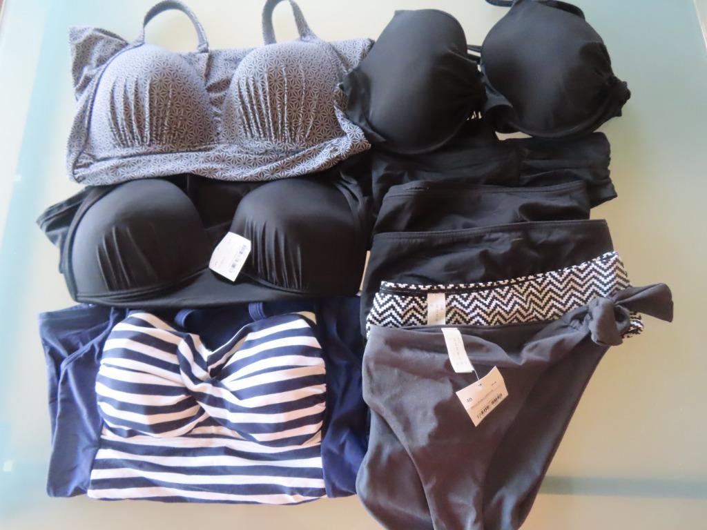 C&A Bikini / Top / Slip / Tankini (per lot van 10 stuk OF pe, Zwart, Ophalen of Verzenden, Zo goed als nieuw, Bikini