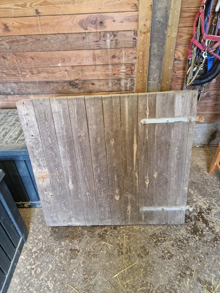 Stevige staldeur van hout voor pony, Dieren en Toebehoren, Ophalen, Gebruikt