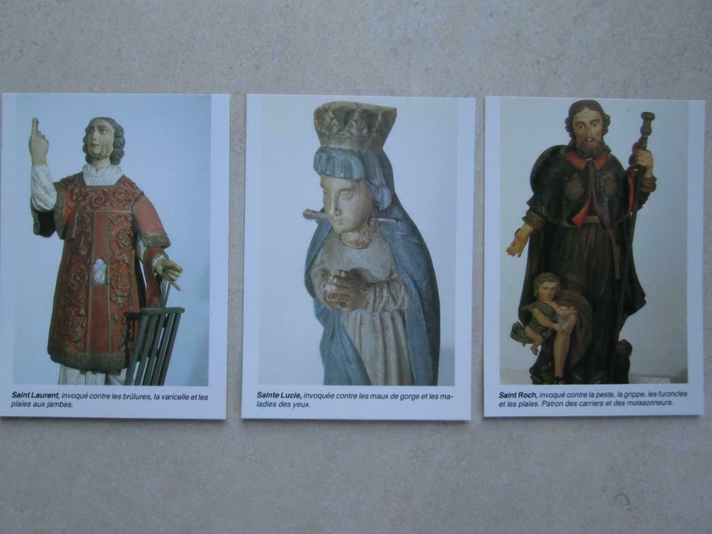 3 postkaarten : kunstbeelden (Bastogne), Verzenden