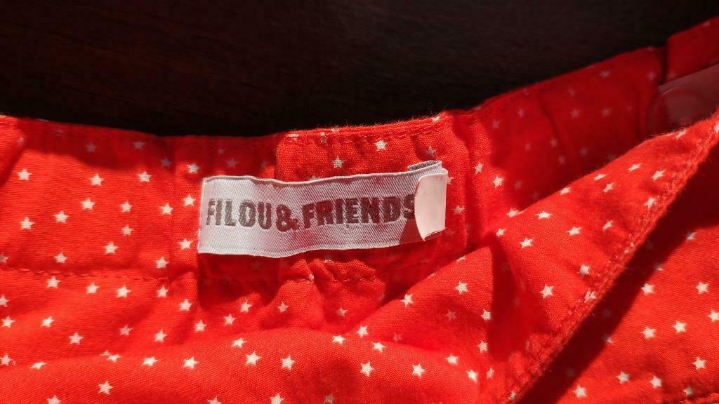 Rood rokje sterrenprint sterren 116 Filou&Friends NIEUWSTAAT, Ophalen of Verzenden, Zo goed als nieuw, Meisje, Jurk of Rok