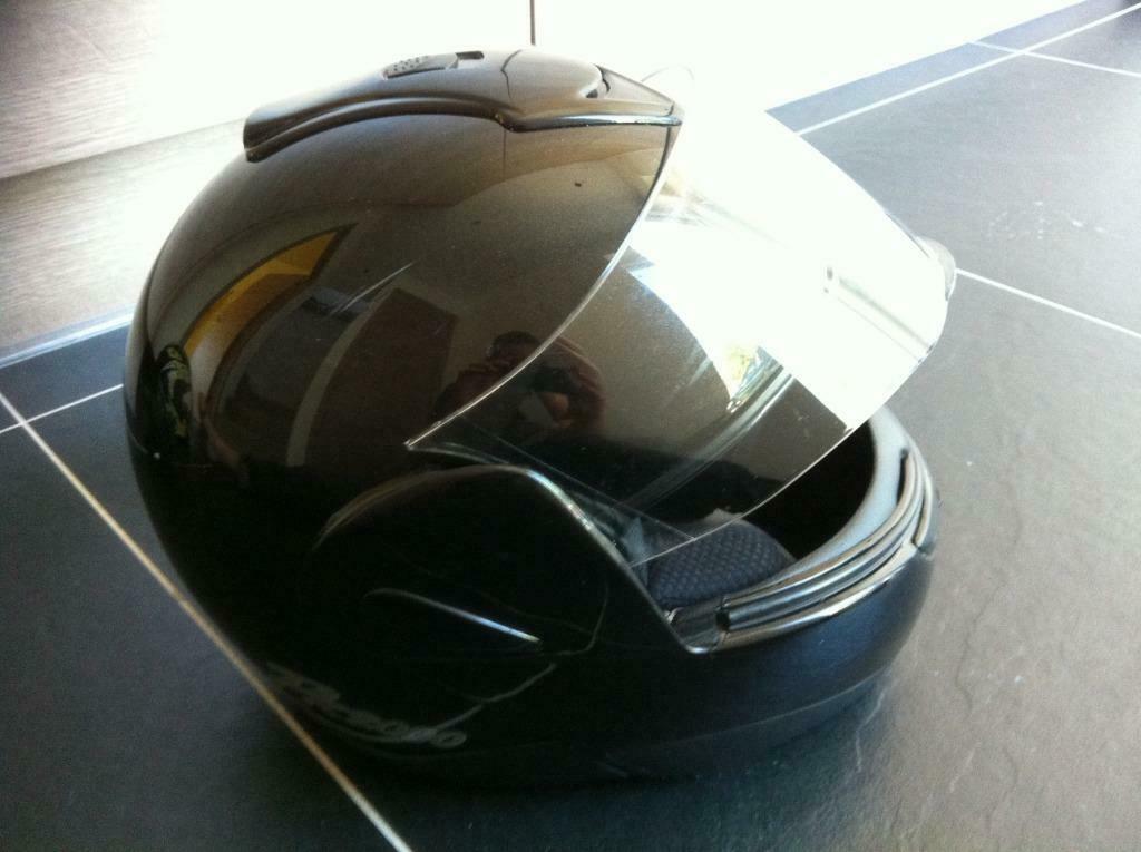 Zwart glanzende helm Airoh PR2000, Ophalen of Verzenden, Tweedehands, S, Overige merken