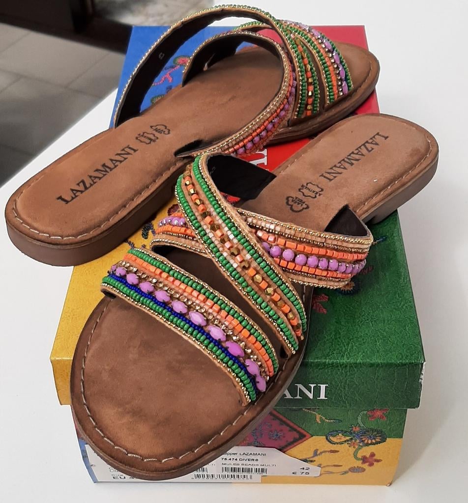 Nieuwe damesslippers Lazamani - maat 42, Ophalen of Verzenden, Slippers
