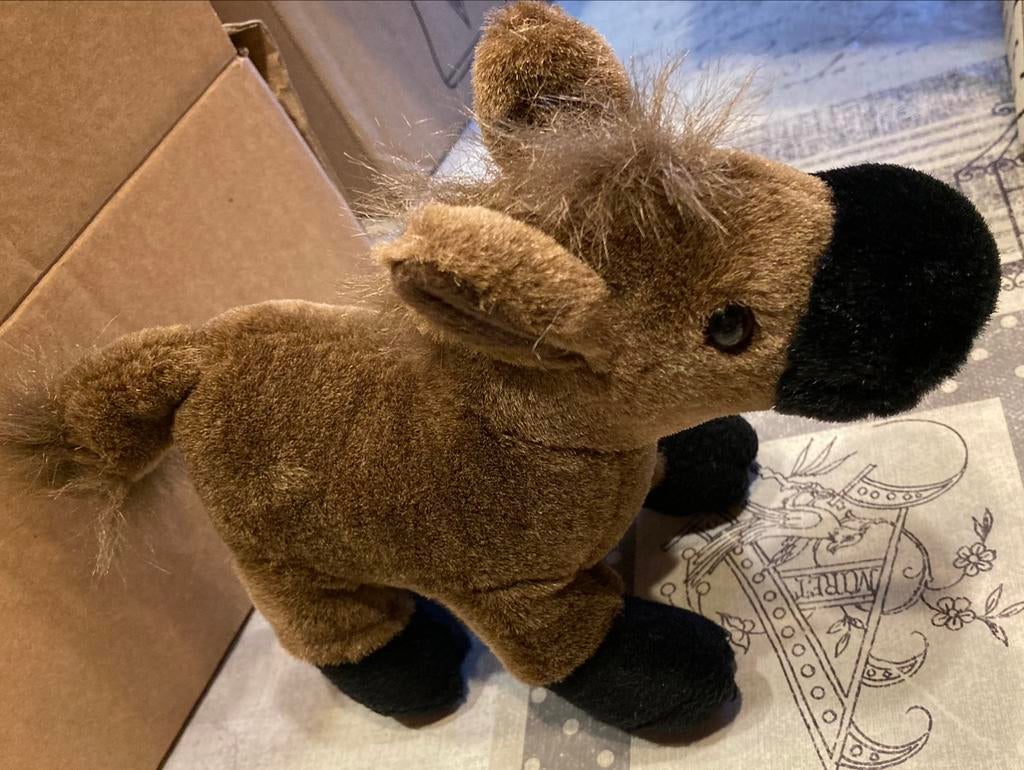 Lief pluche veulentje., Ophalen of Verzenden, Zo goed als nieuw, Paard