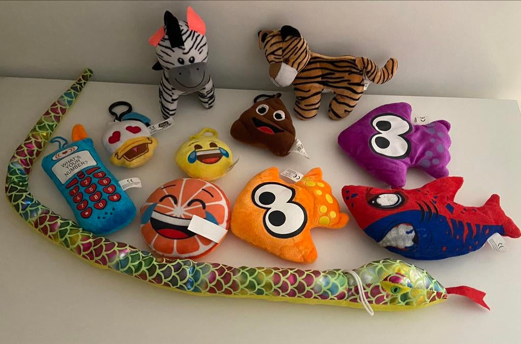 Lot de 11 petites peluches - 5€, Comme neuf