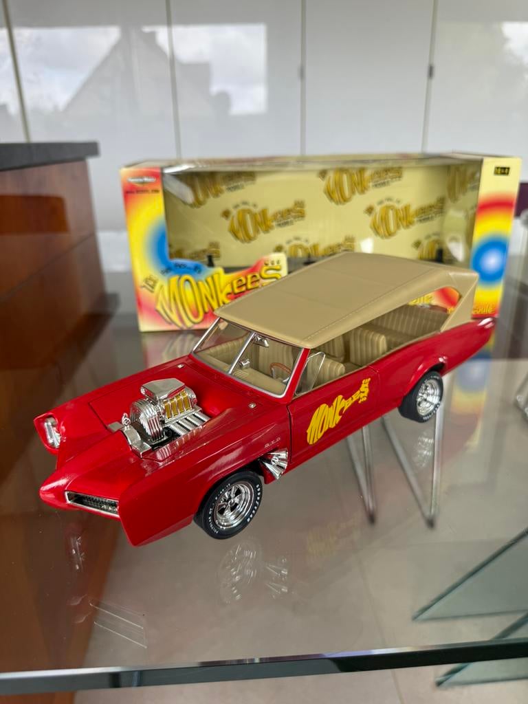 Rare voiture de film Monkees Mobile GTO George Barris 1:18, Hobby & Loisirs créatifs, Voitures miniatures | 1:18, Enlèvement ou Envoi