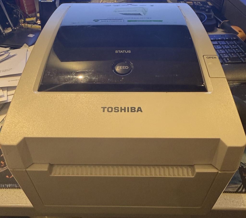 Toshiba labelprinter. barcodeprinter B-EV4D-GS14-QM-R, Ophalen of Verzenden, Gebruikt