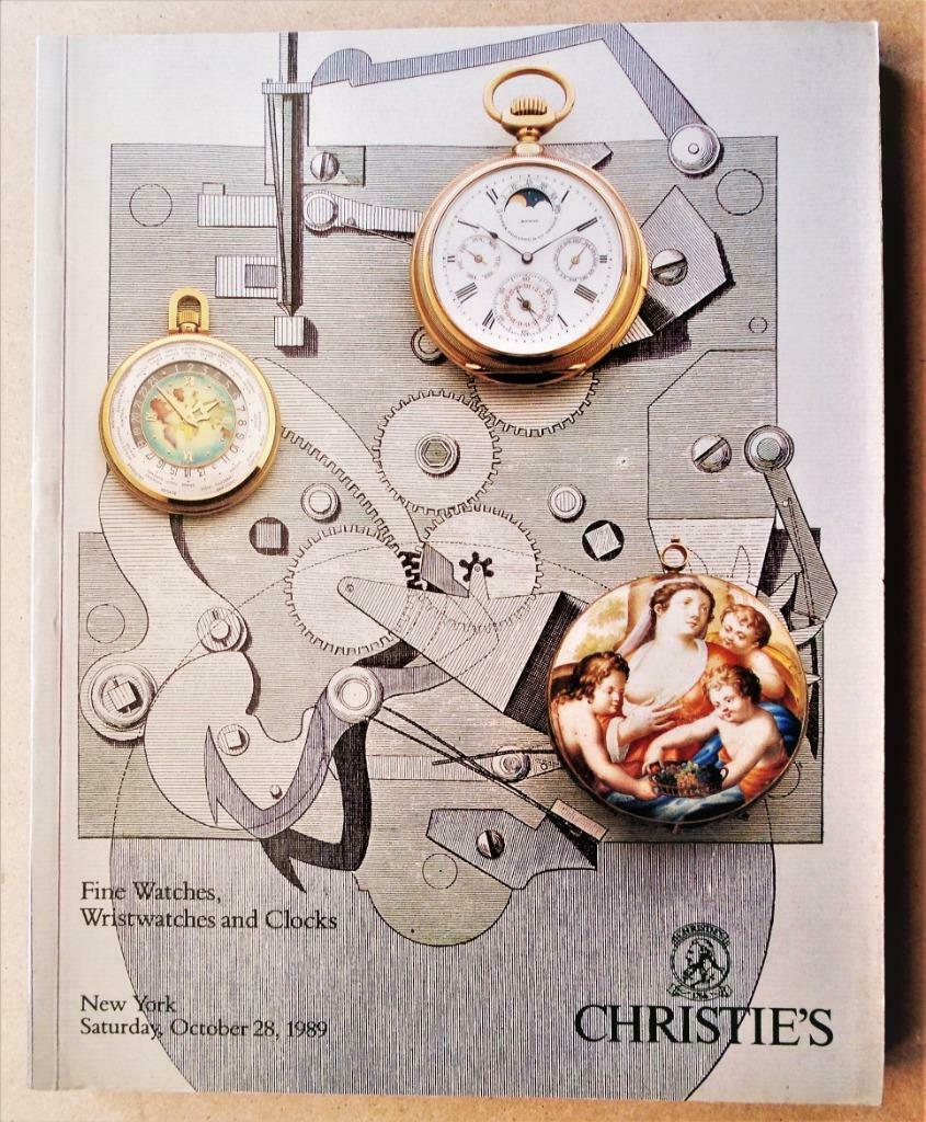 Auction catalogue: Watches, Wristwatches & Clocks - Oct.1989, Ophalen of Verzenden, Zo goed als nieuw, Catalogus, Christie's New York