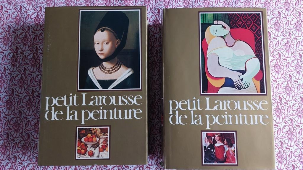 Petit Larousse de la peinture.  Les 2 volumes en coffret., Enlèvement ou Envoi, Utilisé, Peinture et dessin