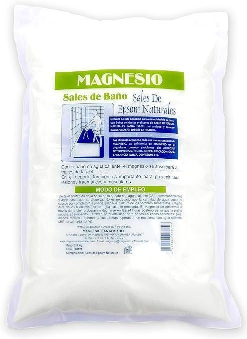 Sel d'Epsom naturel | 2,5 kg | LIVRAISON GRATUITE, Bijoux, Sacs & Beauté, Beauté | Soins du corps, Neuf, Baignoire & Douche, Envoi