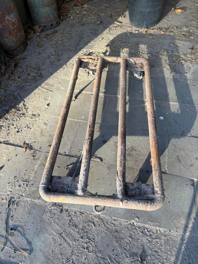 Metalen karretjes, Huis en Inrichting, Tafels | Salontafels, Ophalen, Gebruikt