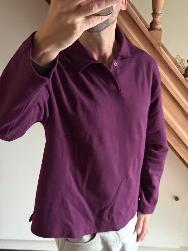 Trui met kraag Zara heren als nieuw medium, Kleding | Heren, Truien en Vesten, Zara, Maat 48/50 (M), Paars, Ophalen of Verzenden