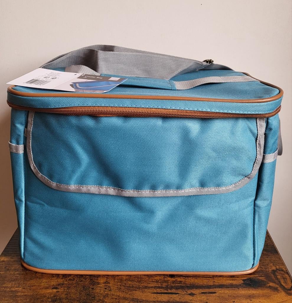 Sac isotherme bleu/gris 19L *Nouveau*, Enlèvement ou Envoi, Comme neuf, Glacières