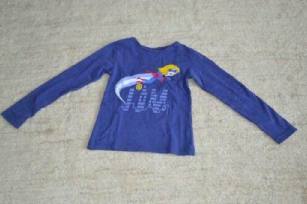 m. 116 longsleeve JBC superwoman paars, Gebruikt, Meisje, Ophalen of Verzenden, Shirt of Longsleeve