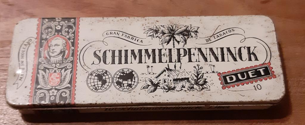 vintage sigarendoosje Schimmelpenninck, Ophalen of Verzenden, Gebruikt, Tabaksdoos of Verpakking