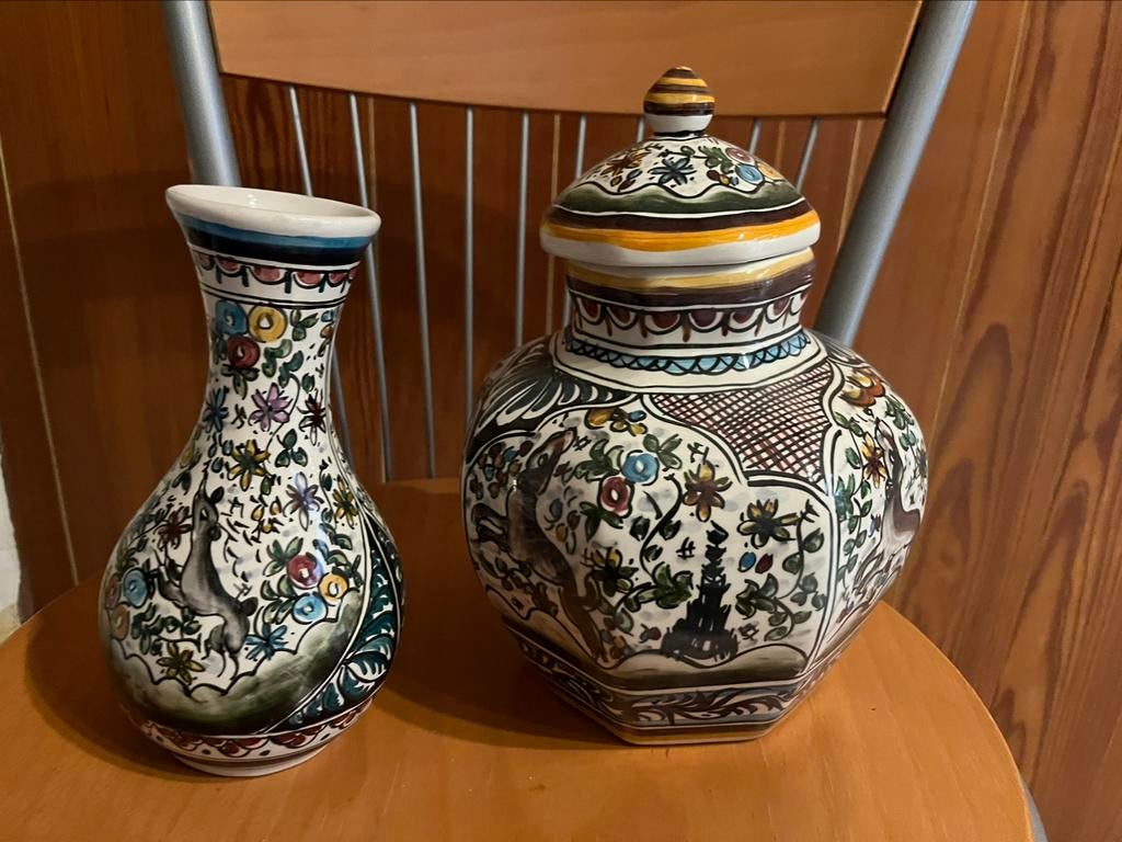Ensemble vase et pot en céramique, Enlèvement
