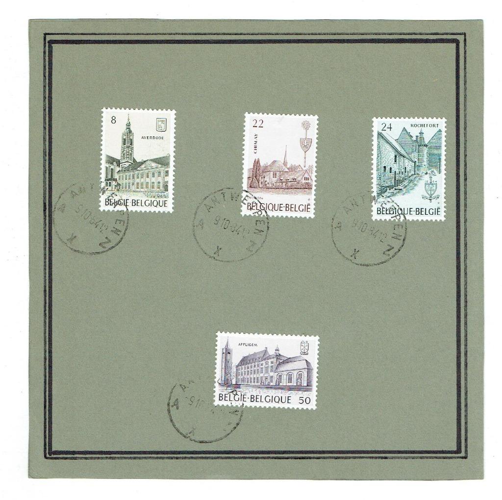 Carte d'occasion avec série OBP nrs 2146/2149 (Post-0067), Enlèvement ou Envoi, Autres types
