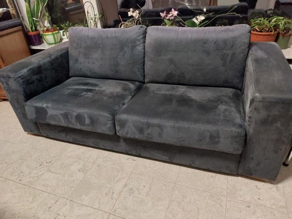 zetel, Huis en Inrichting, Zetels | Complete zithoeken, Ophalen, Gebruikt, Stof