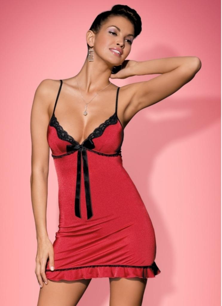 Lingerie jurkje rood Obsessive Calypso nieuw in doos, Obsessive, Ophalen of Verzenden, Rood, Overige typen