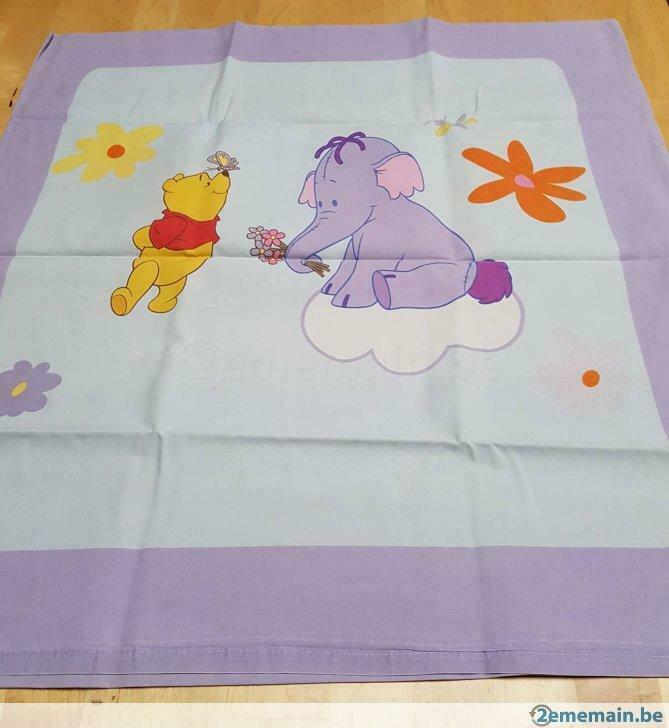 Housse de couette enfant Winnie l'Ourson 90x200 + taie 63cm, Enfants & Bébés, Utilisé