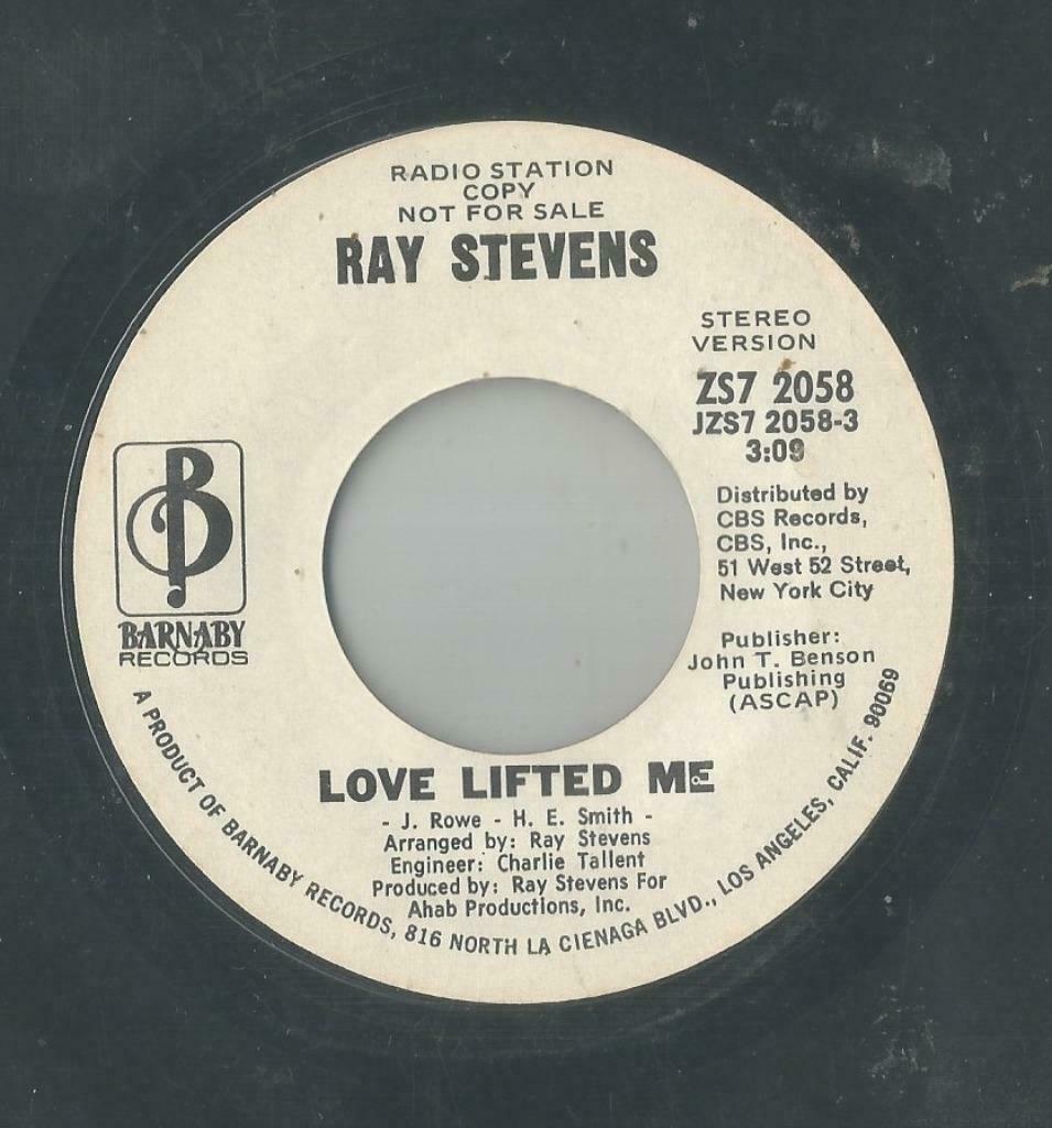 Ray Stevens – Love lifted me / Glory special – Single – DJ, Gebruikt, 7 inch, Single, Ophalen of Verzenden