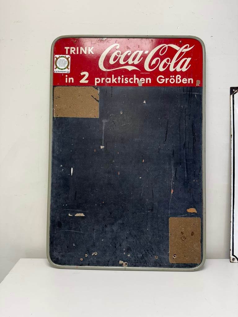 Coca Cola reclame krijtbord, Verzamelen, Merken en Reclamevoorwerpen, Ophalen of Verzenden, Gebruikt, Reclamebord