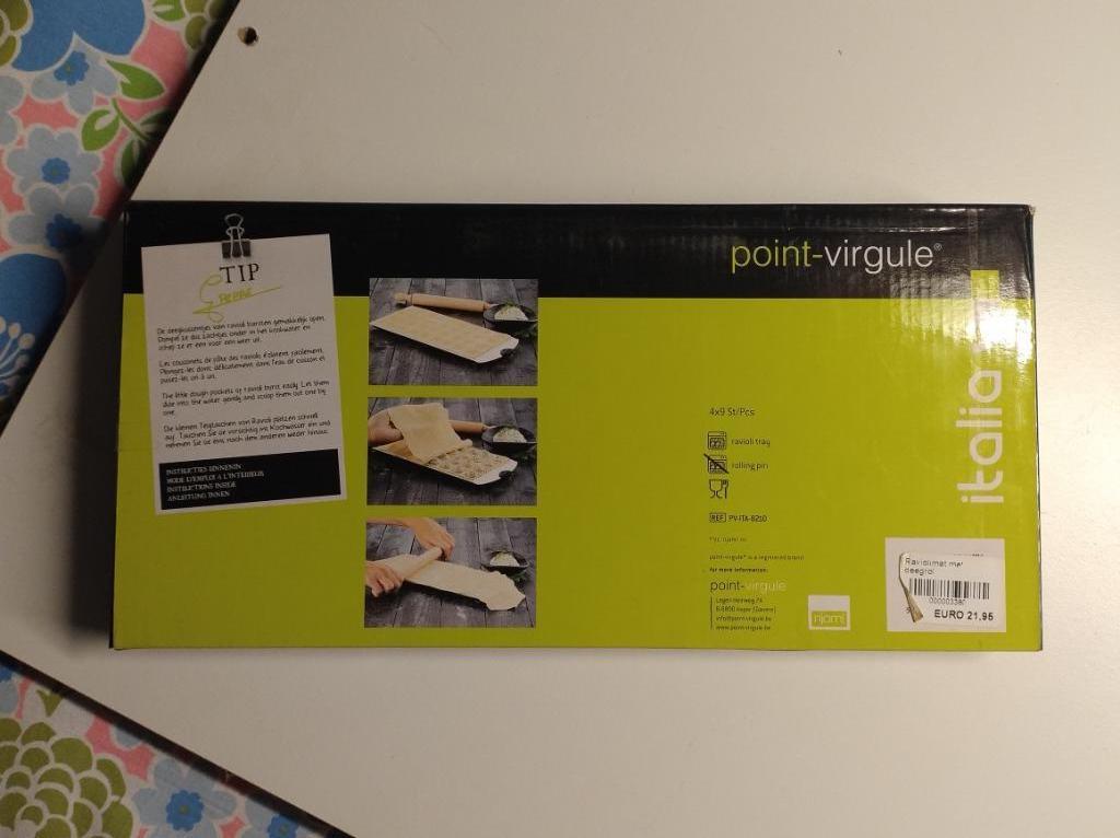 Raviolimat met deegrol - Point Virgule, Huis en Inrichting, Ophalen of Verzenden, Nieuw