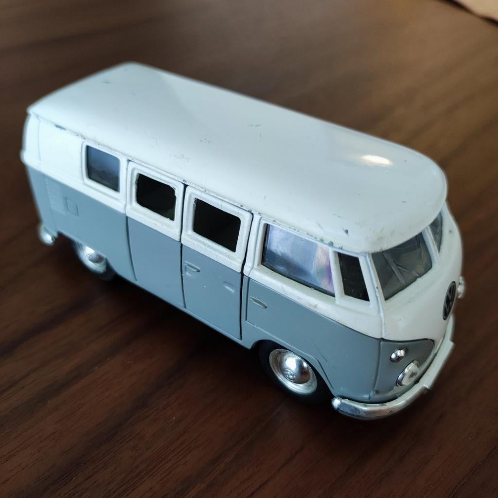 Volkswagen miniatuur metalen microbusversie 1979, Verzenden, Gebruikt