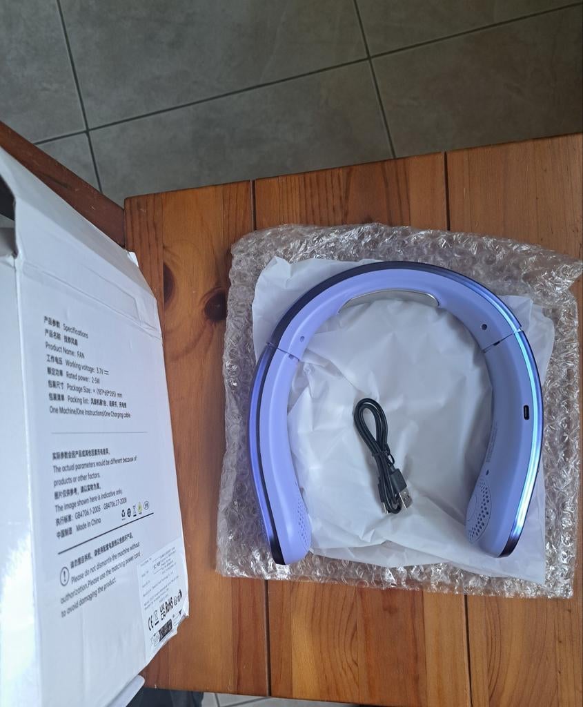 Ventilateur de cou pour les périodes d'été canicule !  Nouve, Maison & Meubles, Enlèvement ou Envoi, Comme neuf