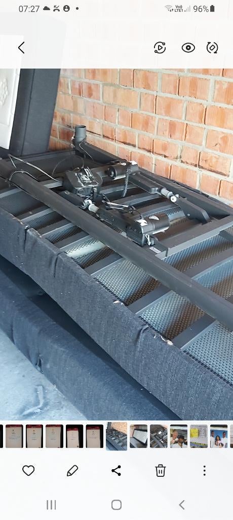 2personen electrich bed, Ophalen, Gebruikt