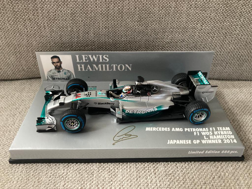 Lewis Hamilton 1:43 Winner Japanese GP 2014 Mercedes F1, Ophalen of Verzenden, Nieuw, Formule 1