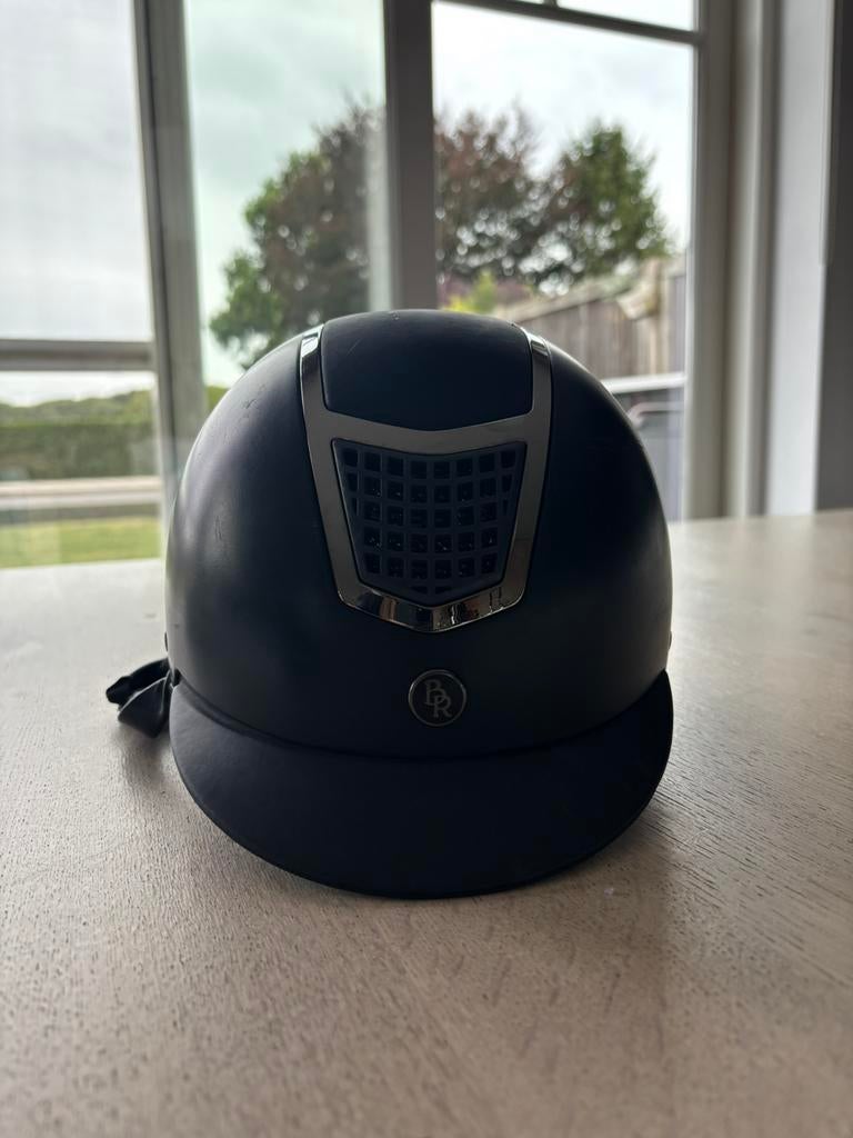 Mooie BR paardrijhelm te koop, Dieren en Toebehoren, Paardrijkleding, Ophalen, Gebruikt, Kinderen