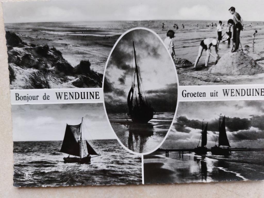 oude postkaart Wenduine, Verzamelen, Verzenden