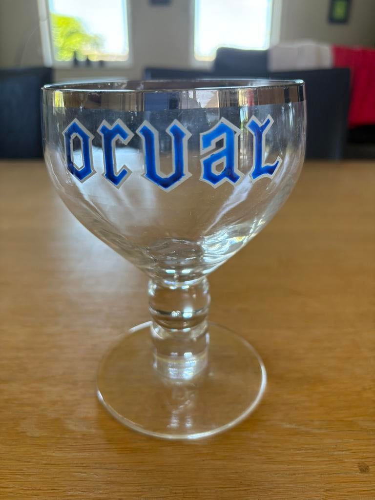 Verre Orval émaillé large bord argenté, Enlèvement ou Envoi, Comme neuf