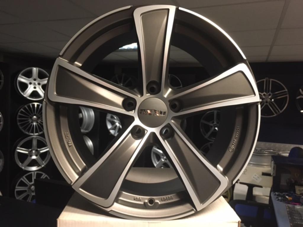 NIEUWE 17 inch 5x112 antraciet polish aluminium sportvelgen, Neuf, Enlèvement ou Envoi, 17 pouces, Jante(s)