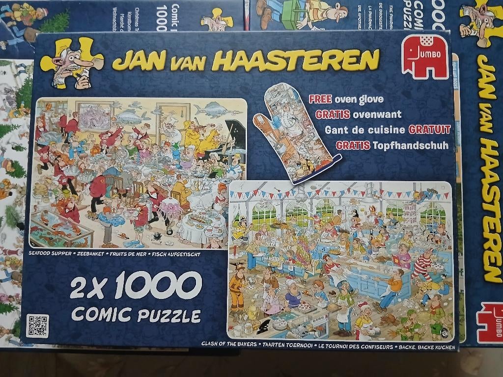 Van Haasteren puzzels, Ophalen, 500 t/m 1500 stukjes, Zo goed als nieuw, Legpuzzel