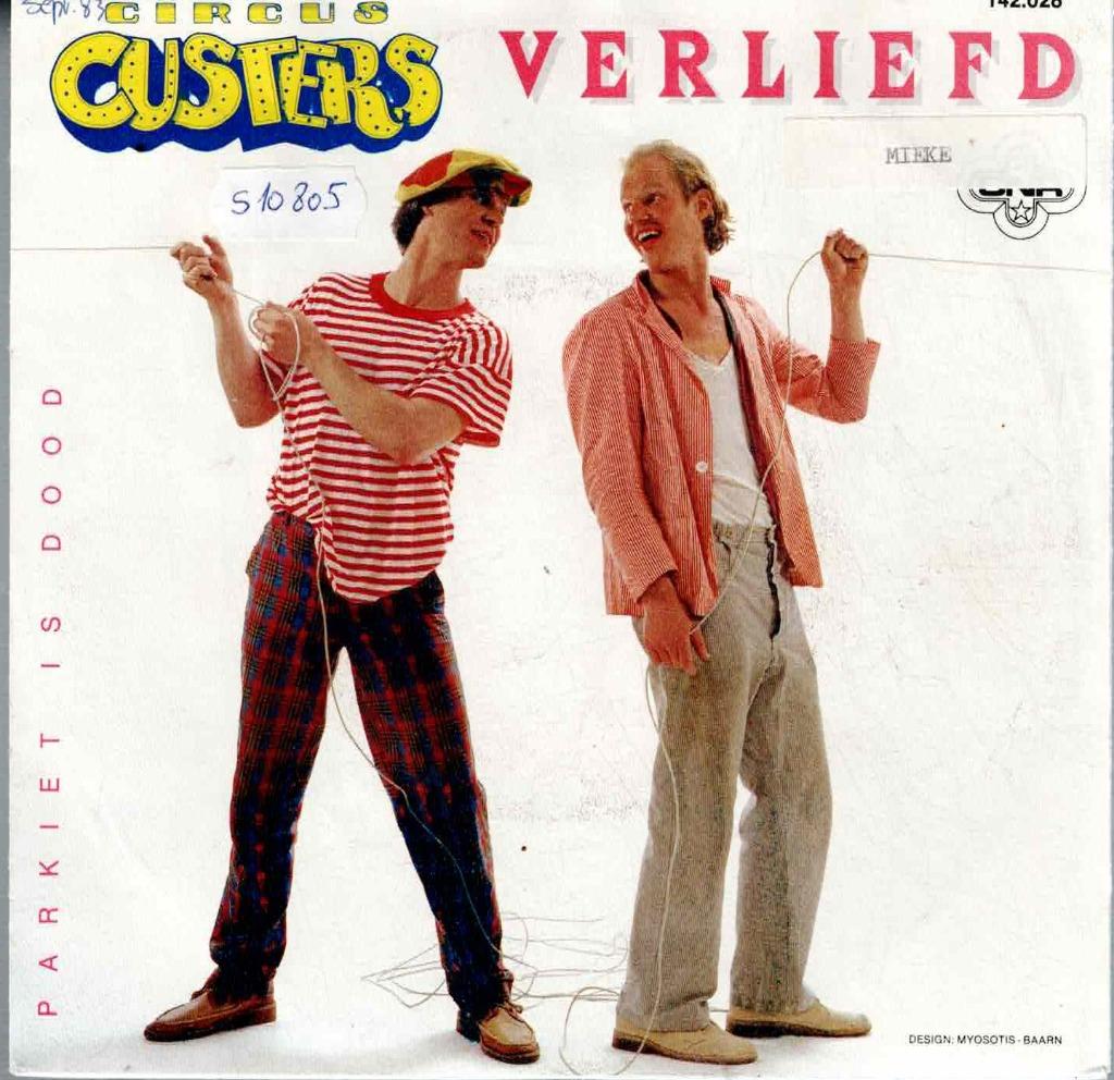Vinyl, 7"   -   Circus Custers – Verliefd, Enlèvement ou Envoi, Autres formats