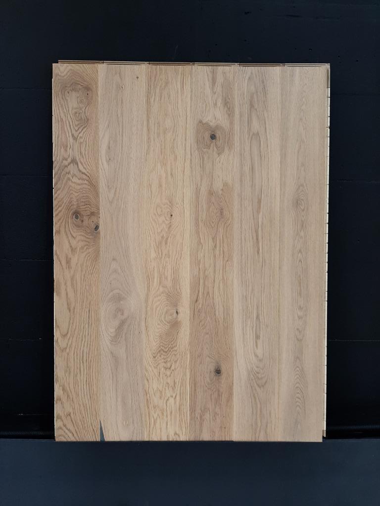 Eiken parket I mat vernis cream I Outletprijs I💥 €29,95, Doe-het-zelf en Bouw, Vloerdelen en Plavuizen, Nieuw, Parket, Hout, 50 tot 150 cm