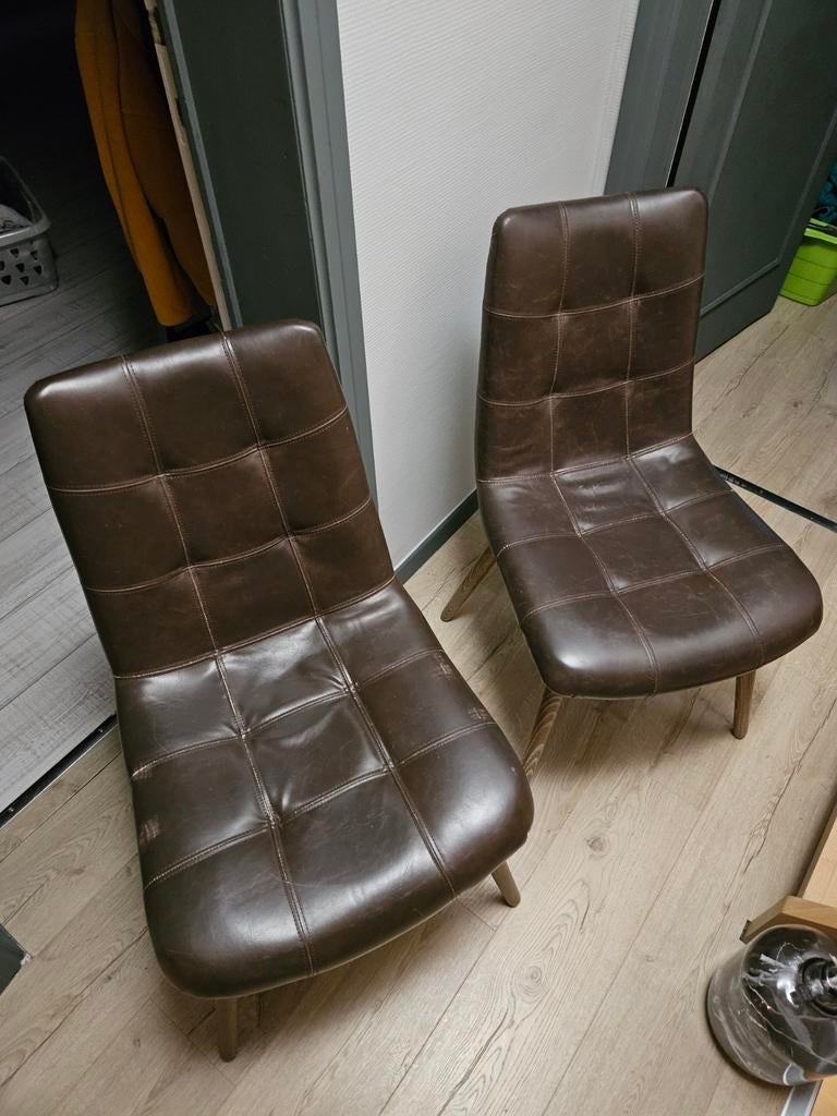 2 chaises., Enlèvement, Utilisé