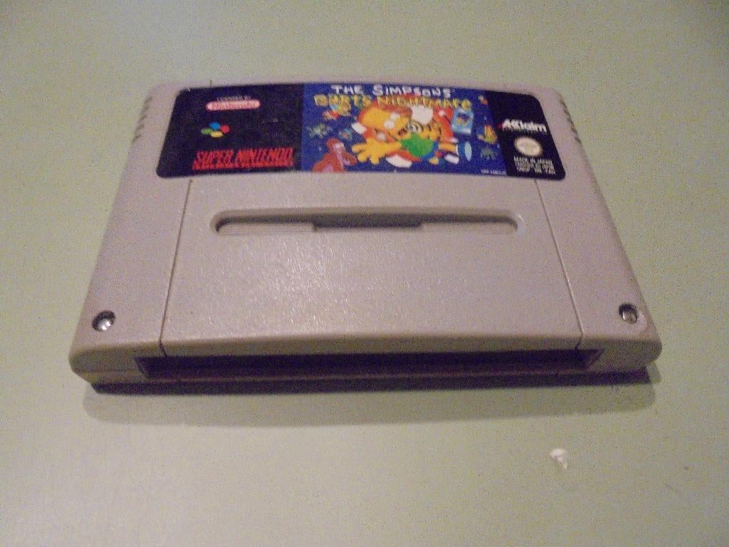 Super Nintendo The Simpsons Bart's Nightmare (orig), Ophalen of Verzenden, Gebruikt